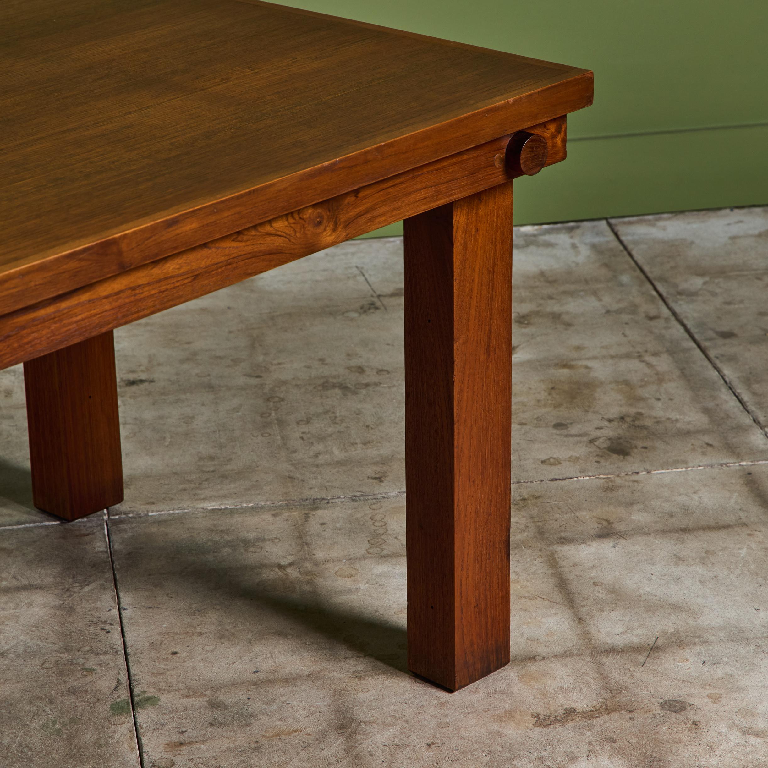 Teak Dining Table by Mini Boga for Taaru For Sale 5