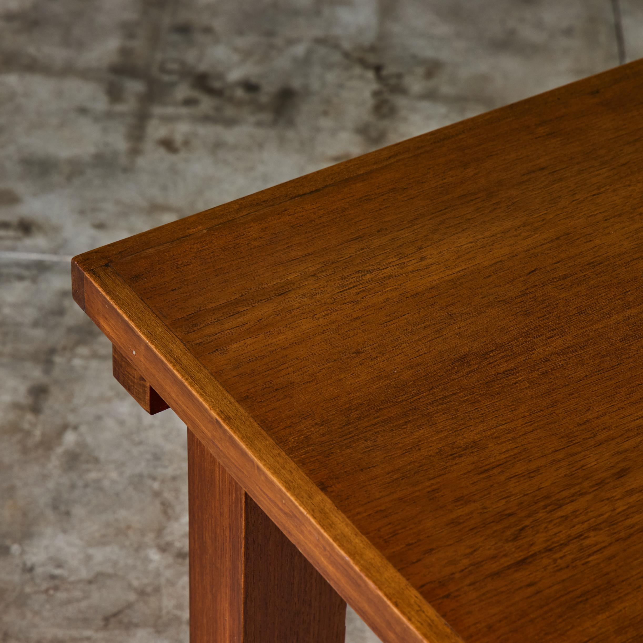 Teak Dining Table by Mini Boga for Taaru For Sale 6