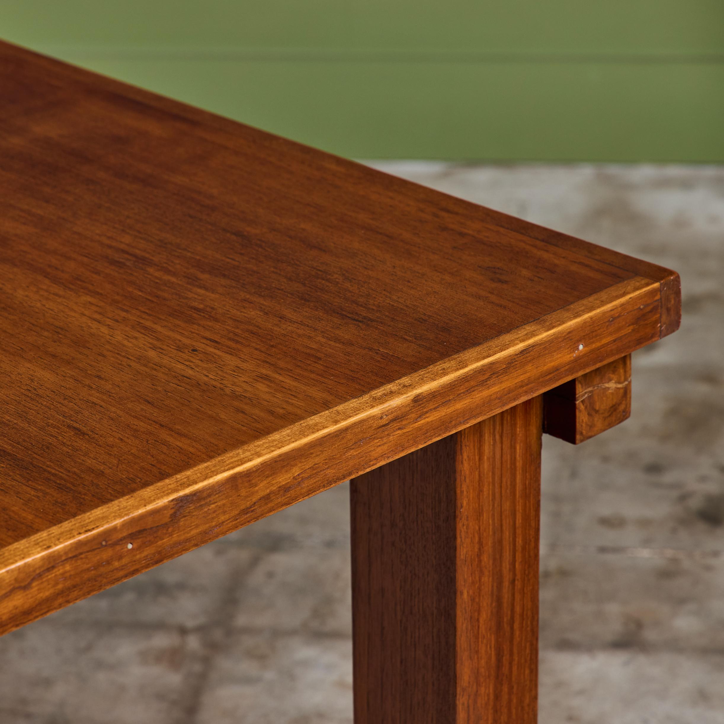Teak Dining Table by Mini Boga for Taaru For Sale 11