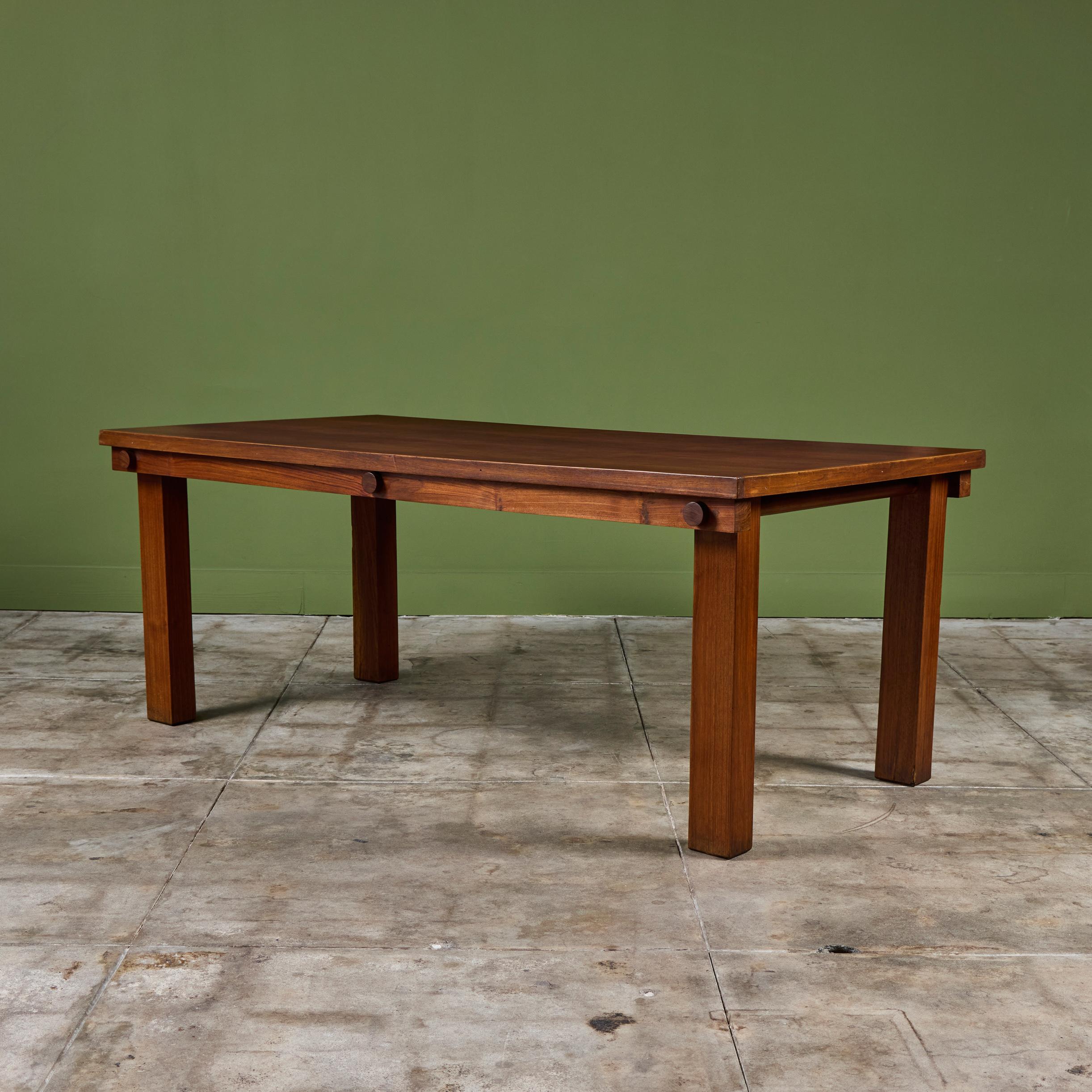 Teak Dining Table by Mini Boga for Taaru For Sale 1