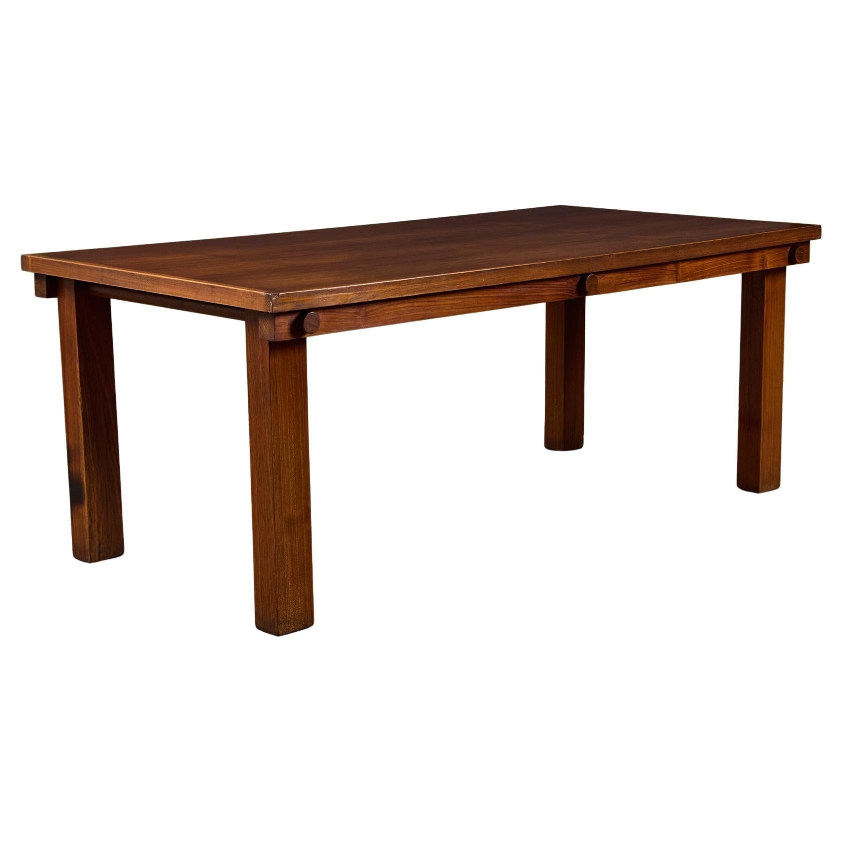 Teak Dining Table by Mini Boga for Taaru For Sale