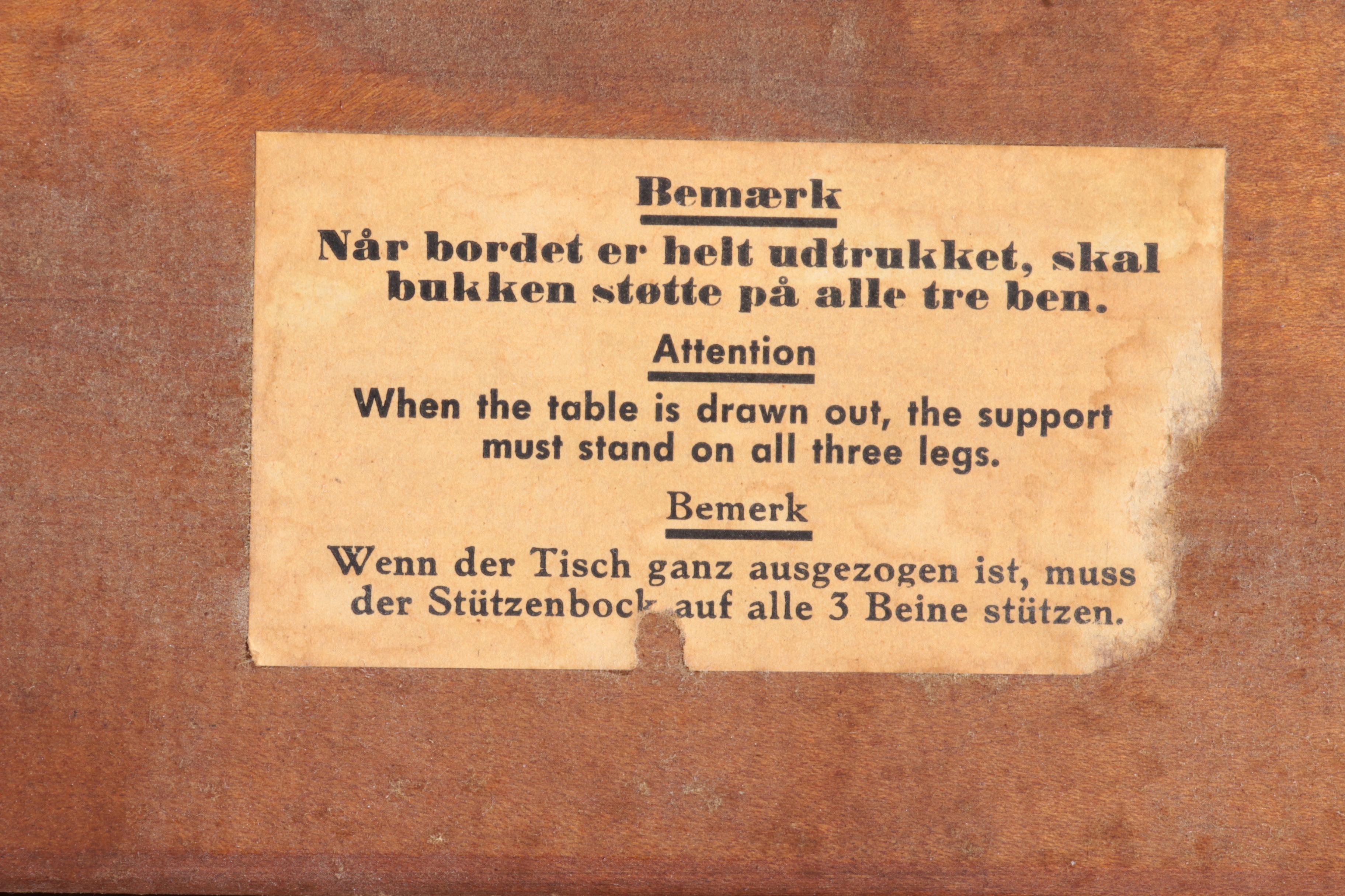 Teak Dining Table from the 1960s by Henning Kjærnulf Model 62 For Sale 11