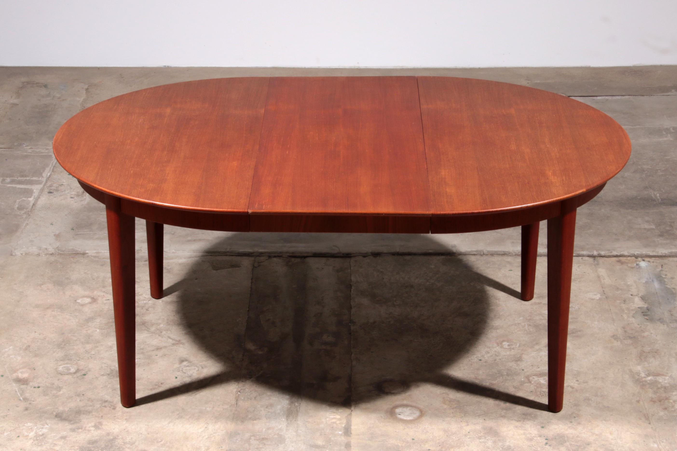 Danish Teak Dining Table from the 1960s by Henning Kjærnulf Model 62 For Sale