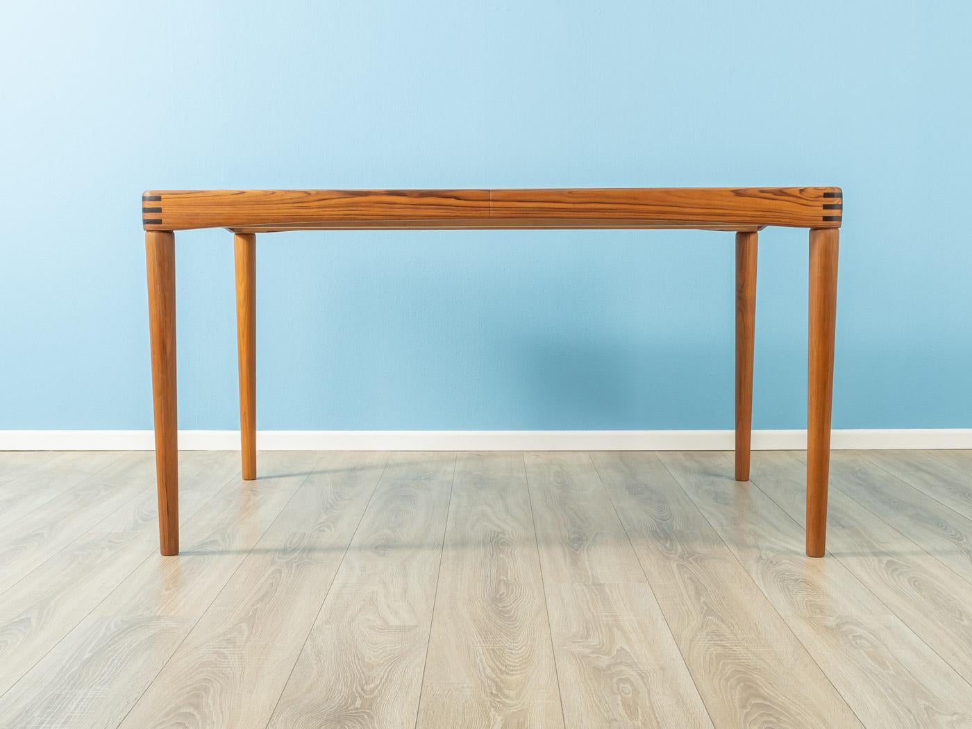 Danish Teak Dining Table from the 1960s Designed by H.W. Klein, Manufactured by Bramin 