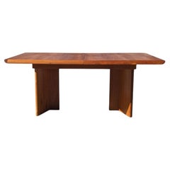 Tavolo da pranzo in teak, metà secolo, cucina, sala da pranzo, danese moderno