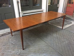 Teak Dining Table with 2 Leaves