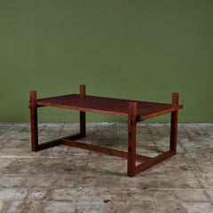 Teak Dining Table with Extended Legs by Mini Boga for Taaru