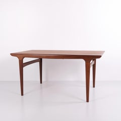 Teak dining table with extension by Johannes Andersen for Uldum Møbelfabrik from