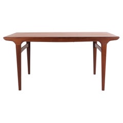 Teak dining table with extension by Johannes Andersen for Uldum Møbelfabrik from