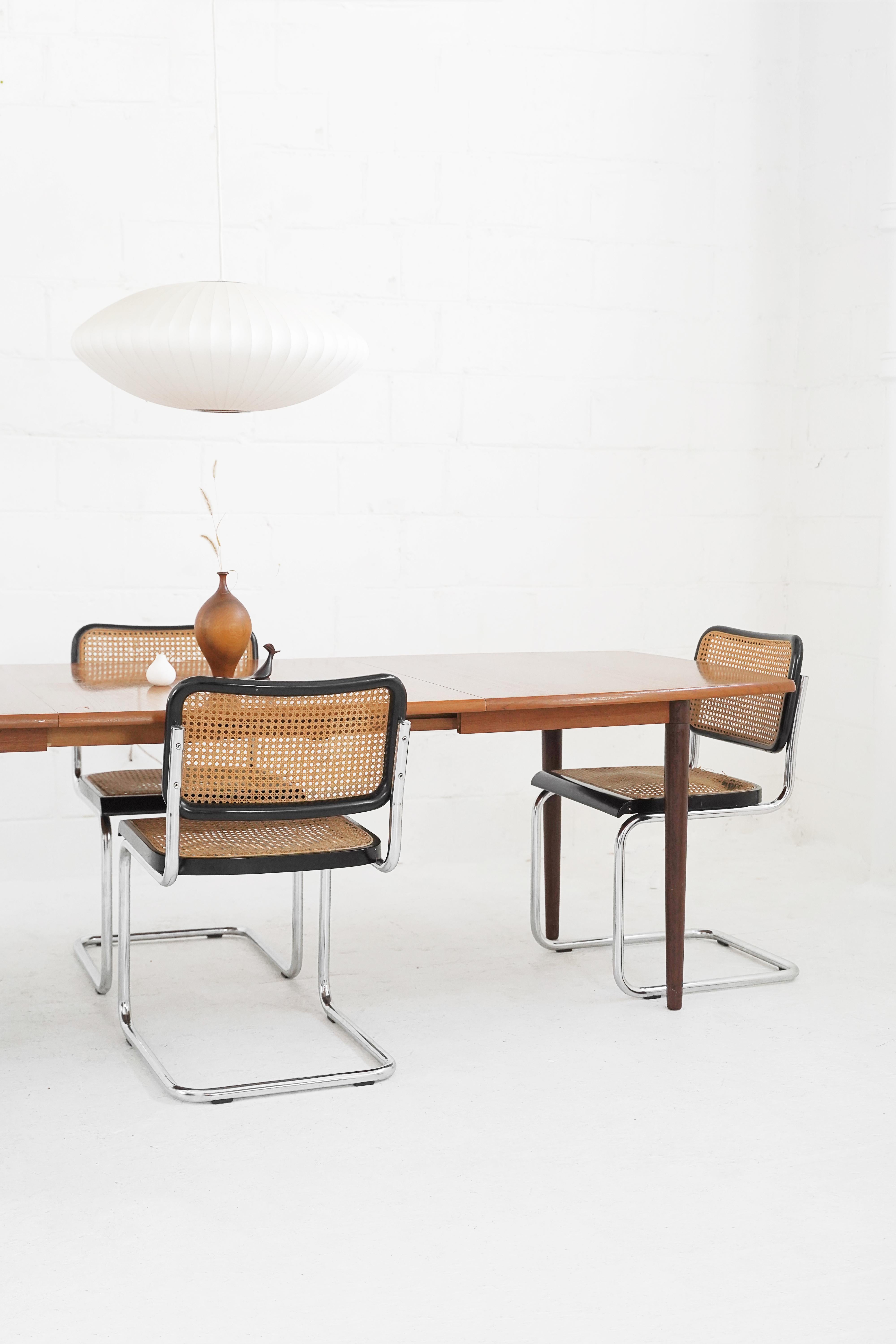 Mid-Century Modern Teak Dining Table with Extension Leaves by Alf Aarseth for Gustav Bahus
