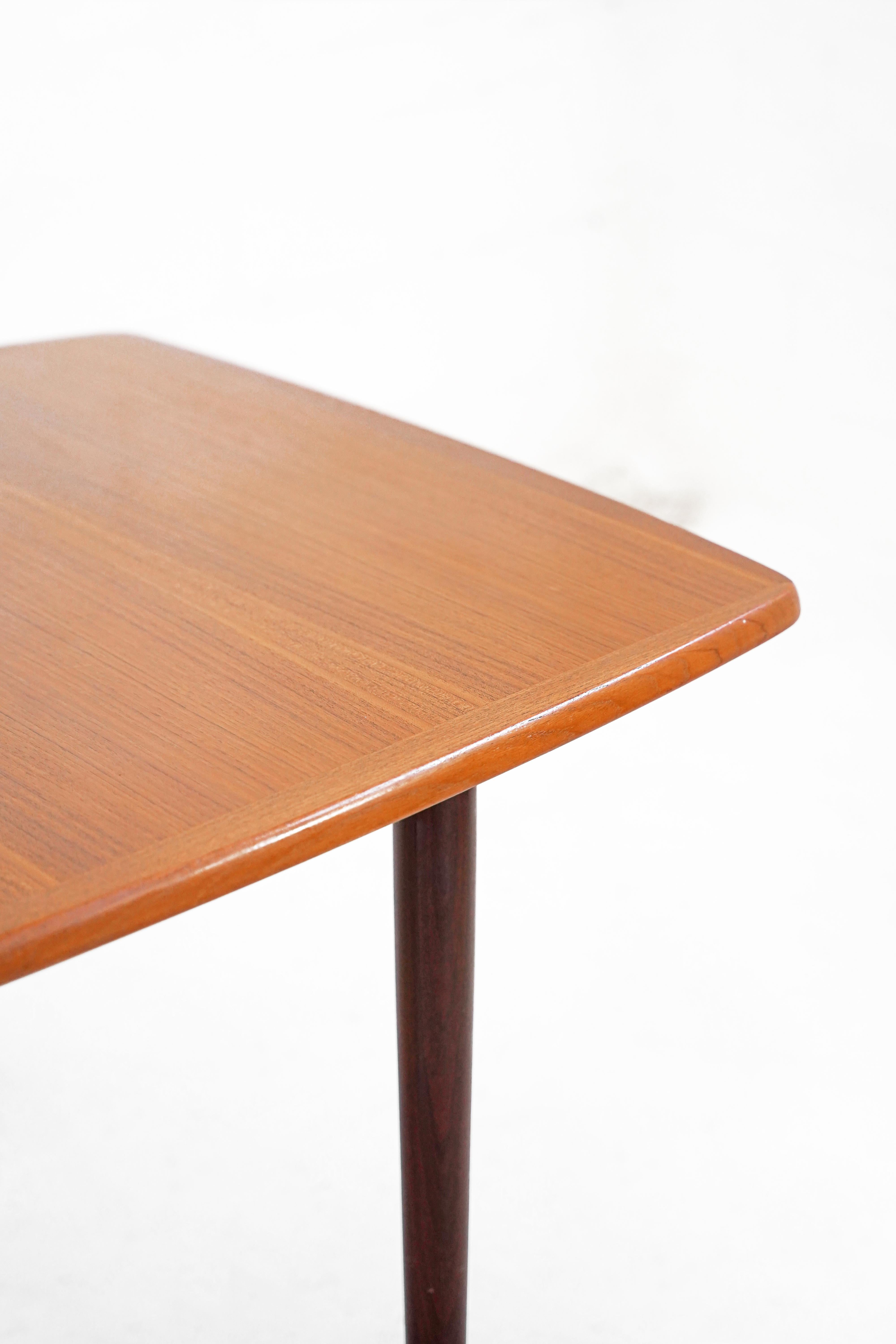 Mid-20th Century Teak Dining Table with Extension Leaves by Alf Aarseth for Gustav Bahus