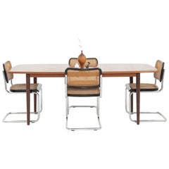 Teak Dining Table with Extension Leaves by Alf Aarseth for Gustav Bahus Teak Dining Table with Extension Leaves by Alf Aarseth for Gustav Bahus