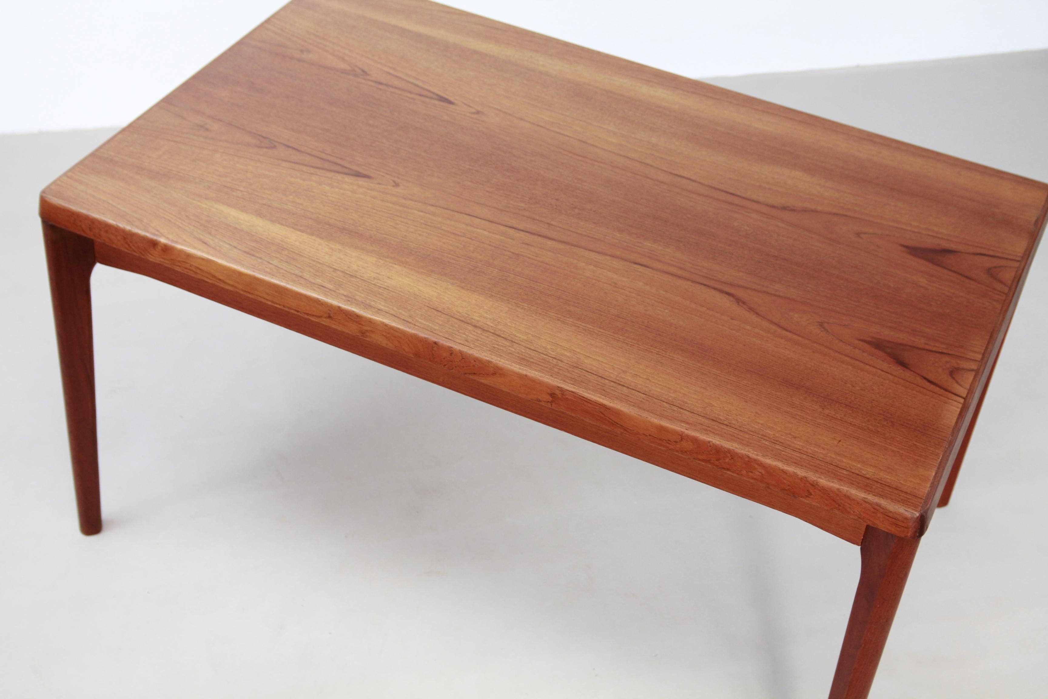 20th Century Teak Dining Table with Extensions by Henning Kjærnulf for Vejle Møbelfabrik 1960