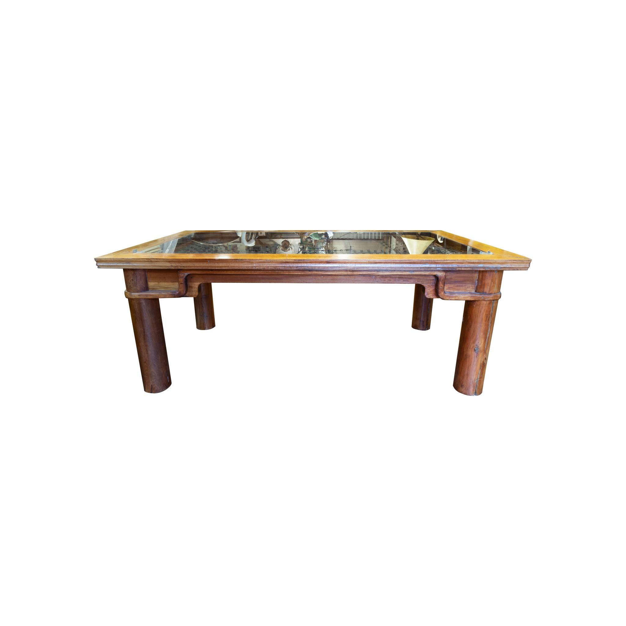 Autre Ensemble table et chaises de porte en teck en vente