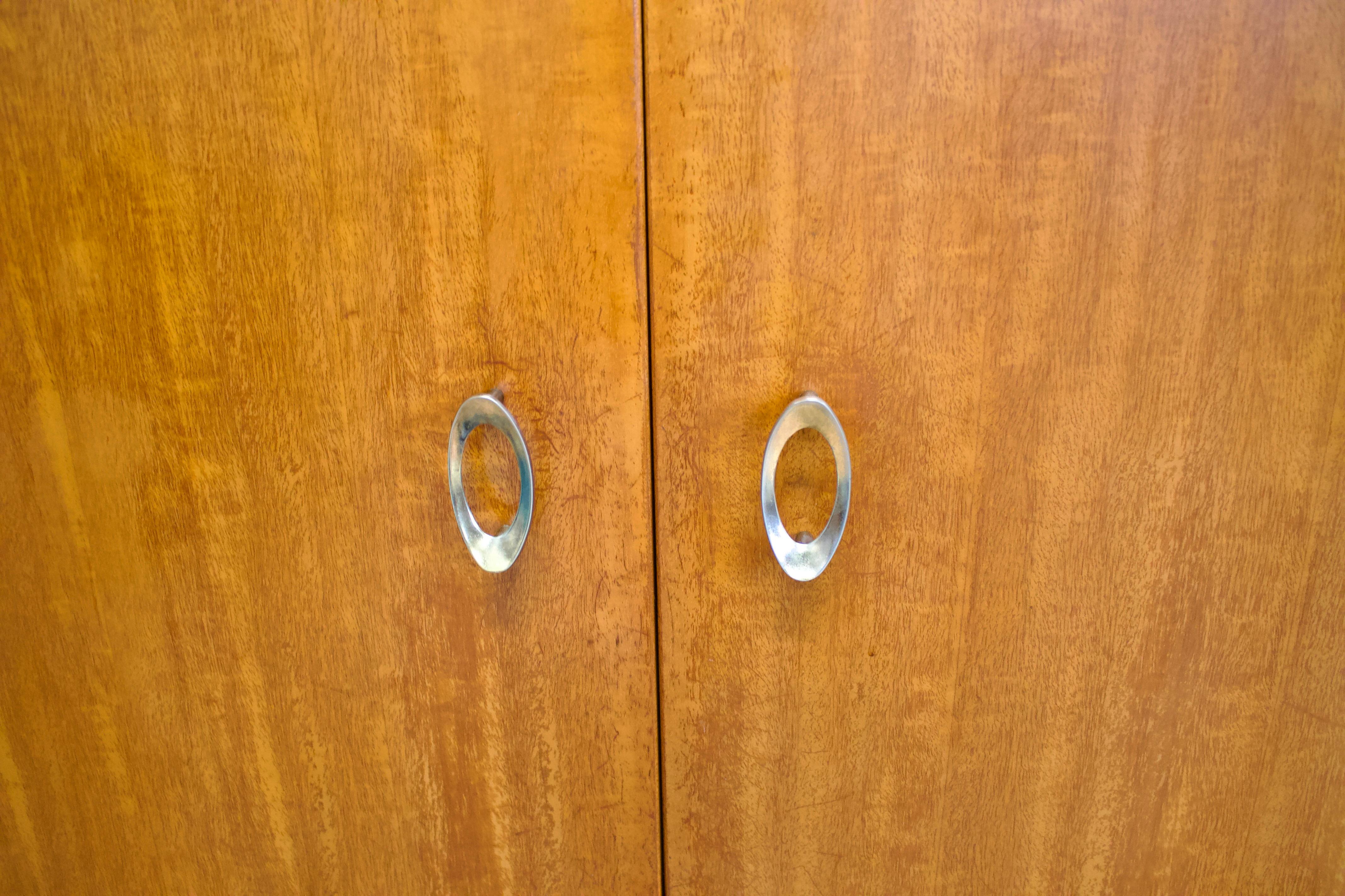 Teak Double Wardrobe, 1960s In Good Condition For Sale In South Shields, GB