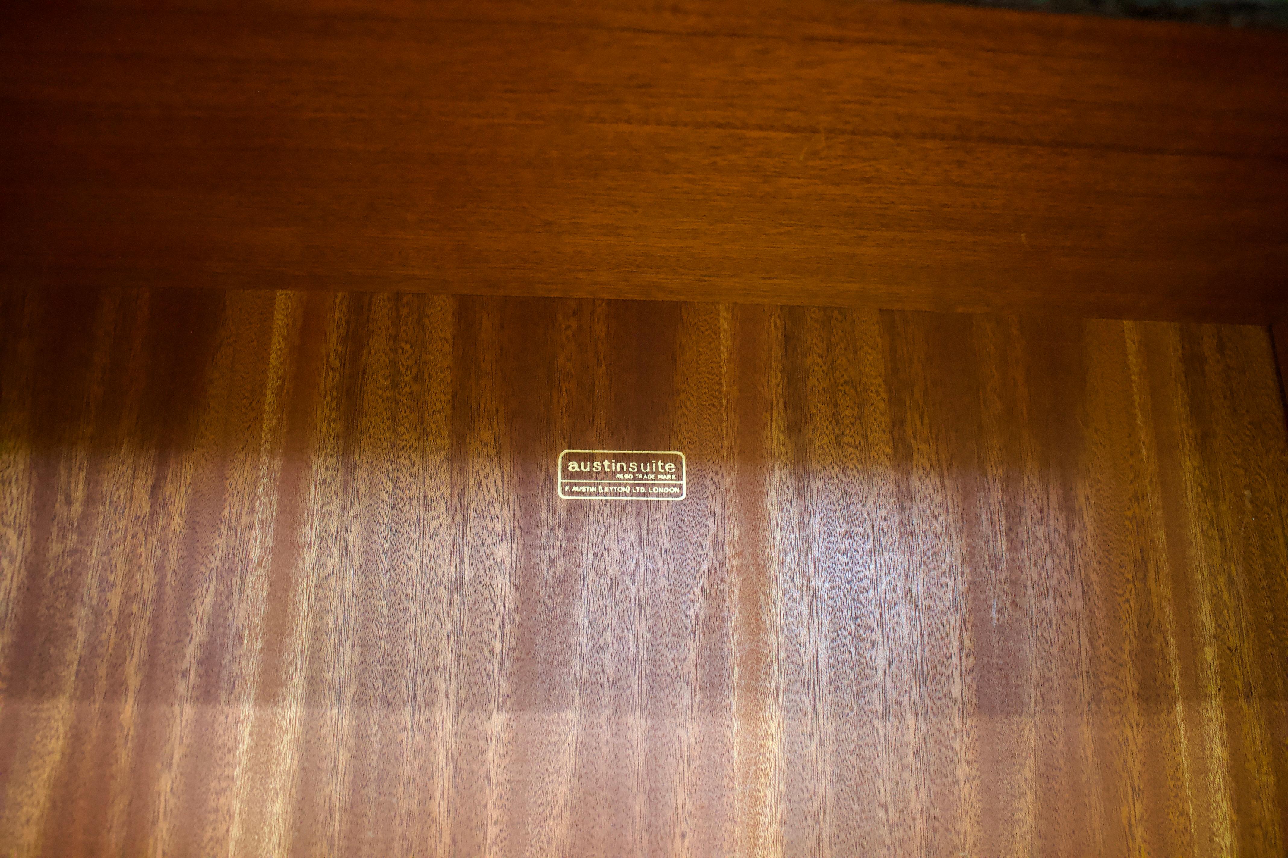 Teak Double Wardrobe from Austinsuite, 1960s For Sale 5