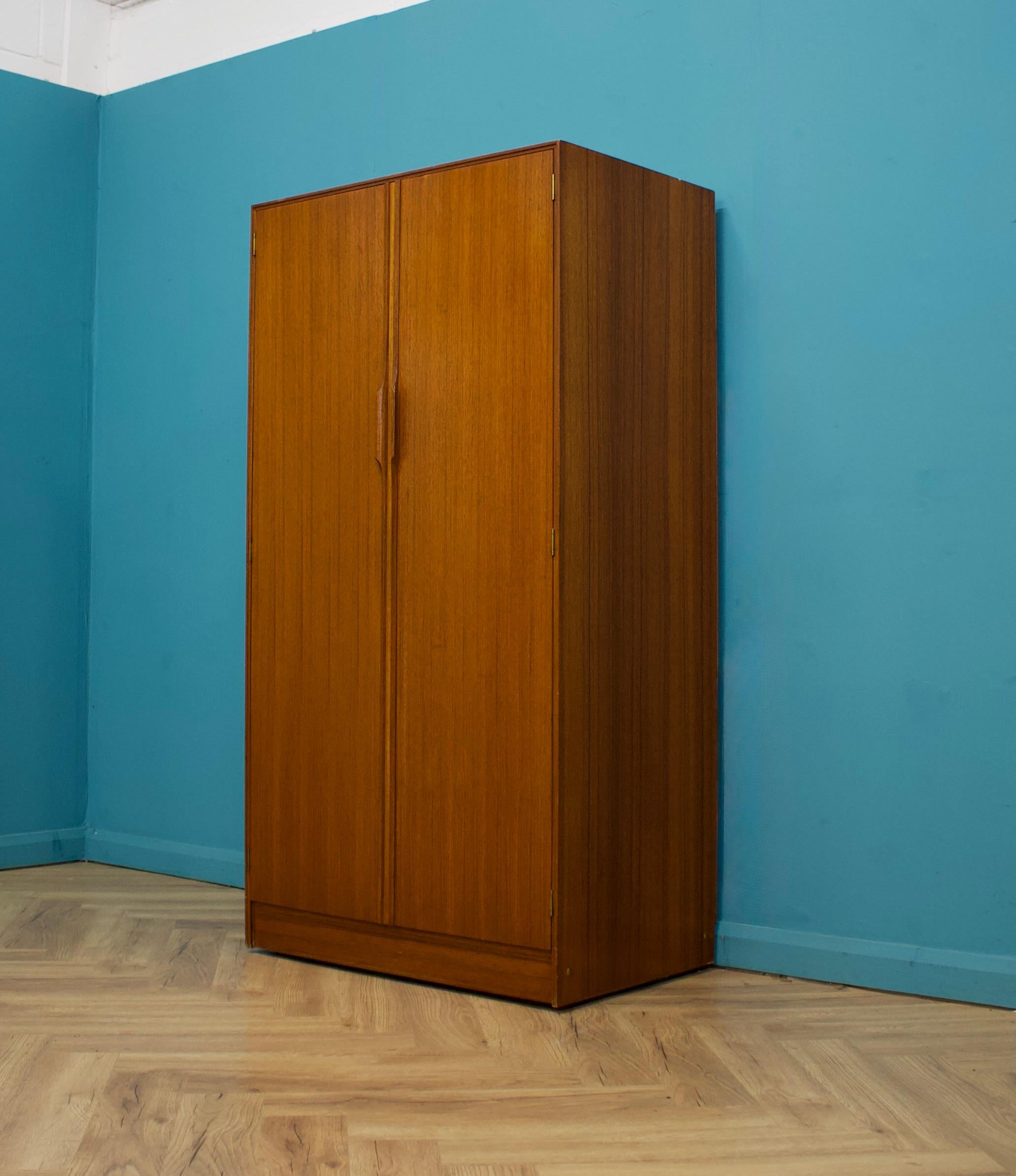 20th Century Teak Double Wardrobe from Austinsuite, 1960s For Sale