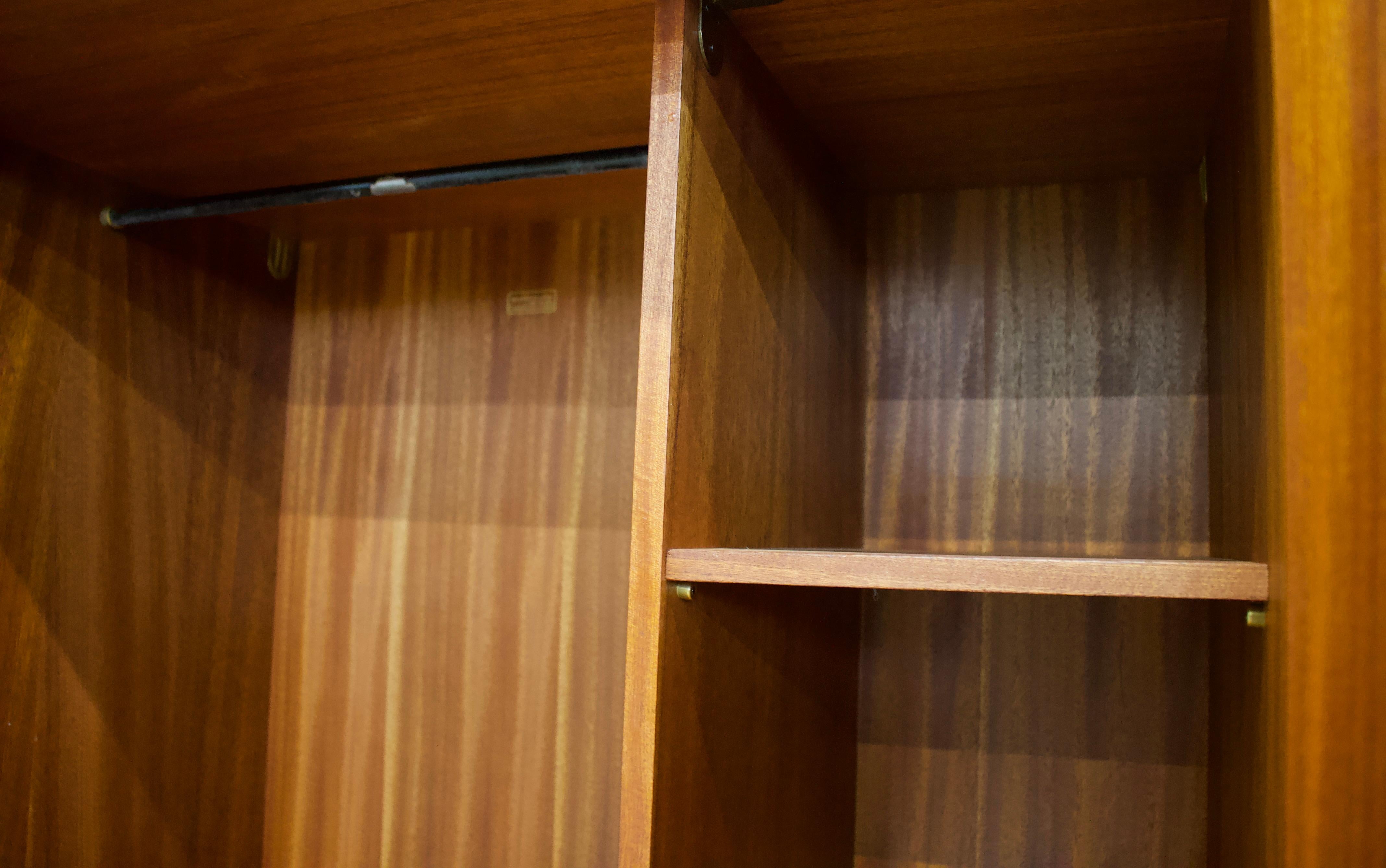 Teak Double Wardrobe from Austinsuite, 1960s For Sale 2