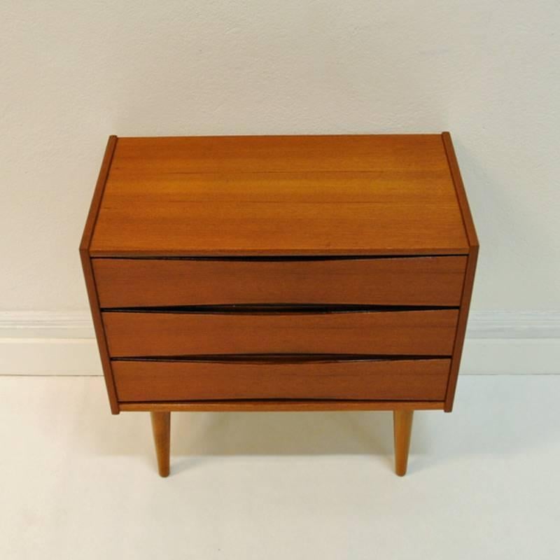 Teak Drawer Spekter 1950s by Fredrik Kayser, Norway In Good Condition In Stockholm, SE