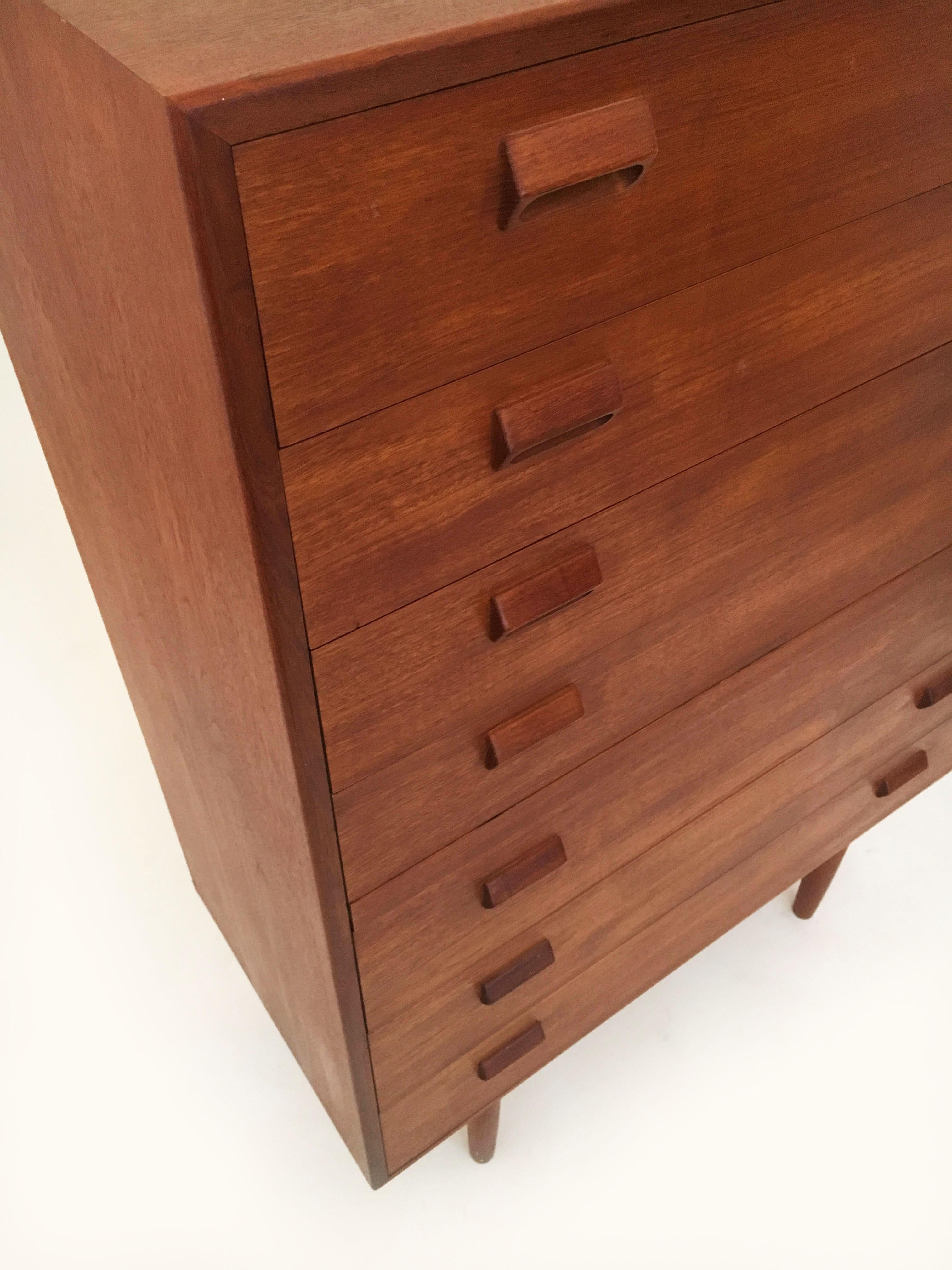 Teak Dresser by Borge Mogensen for Neils Vodder, Denmark, 1960s 1