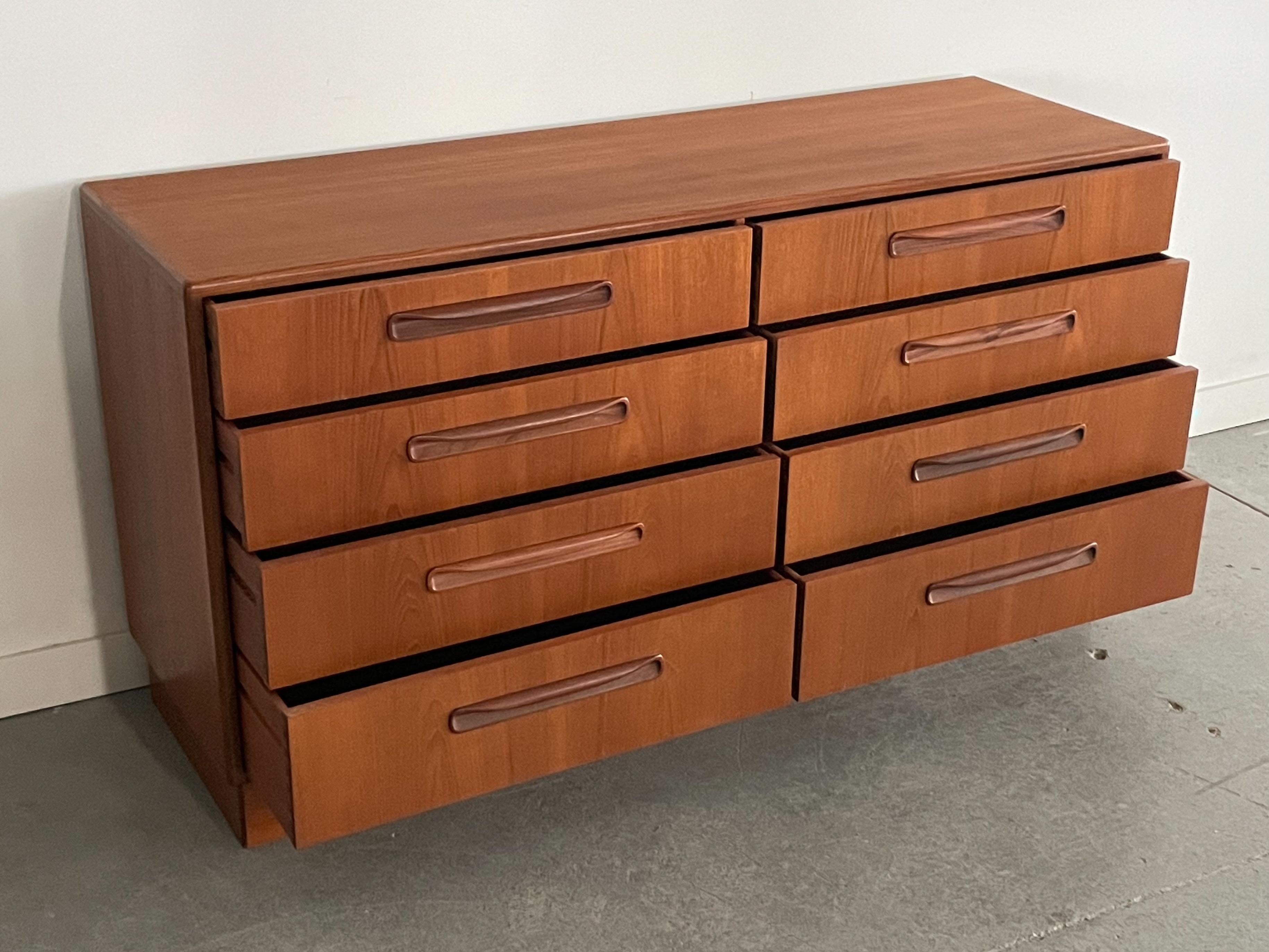 Mid-Century Modern Teak Dresser by V.B Wilkins for G-Plan