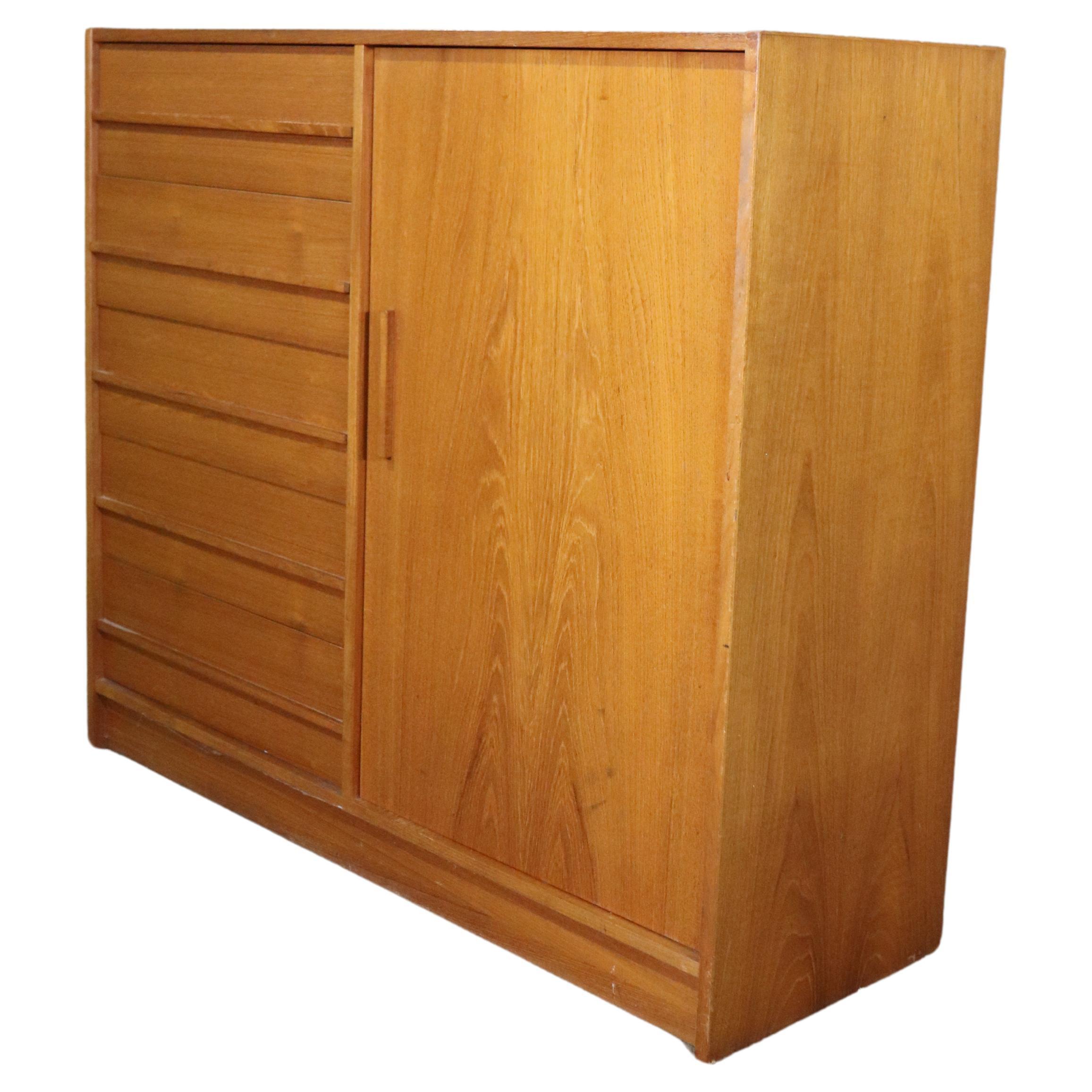 Teak Dresser & Cabinet For Sale