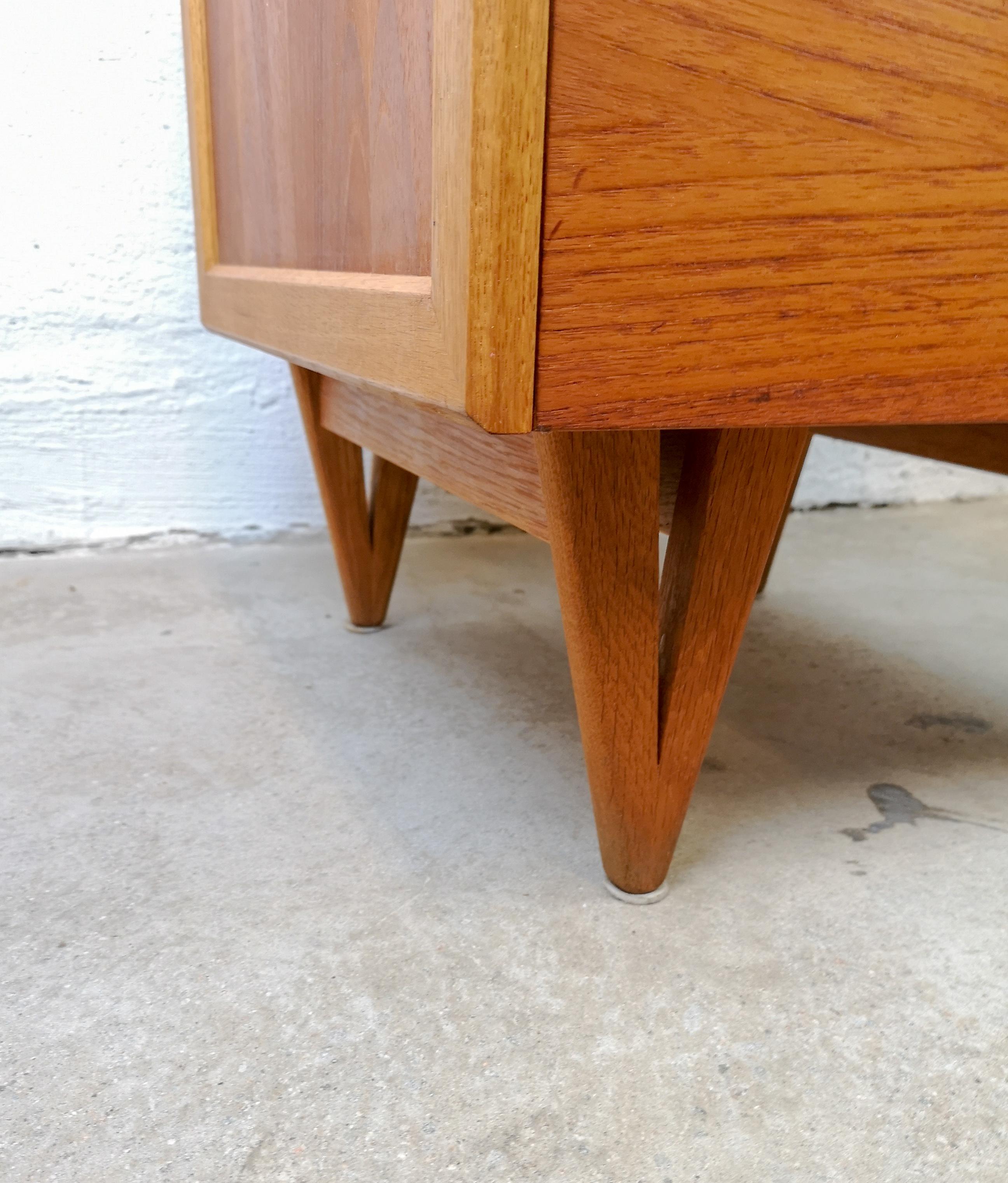 Teak Dresser Bengt Ruda 1950s Sweden In Good Condition In Hillringsberg, SE