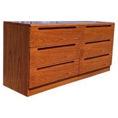 Teak Dresser, Vintage Mid Century Modern, Danish Modern, Sideboard, Credenza