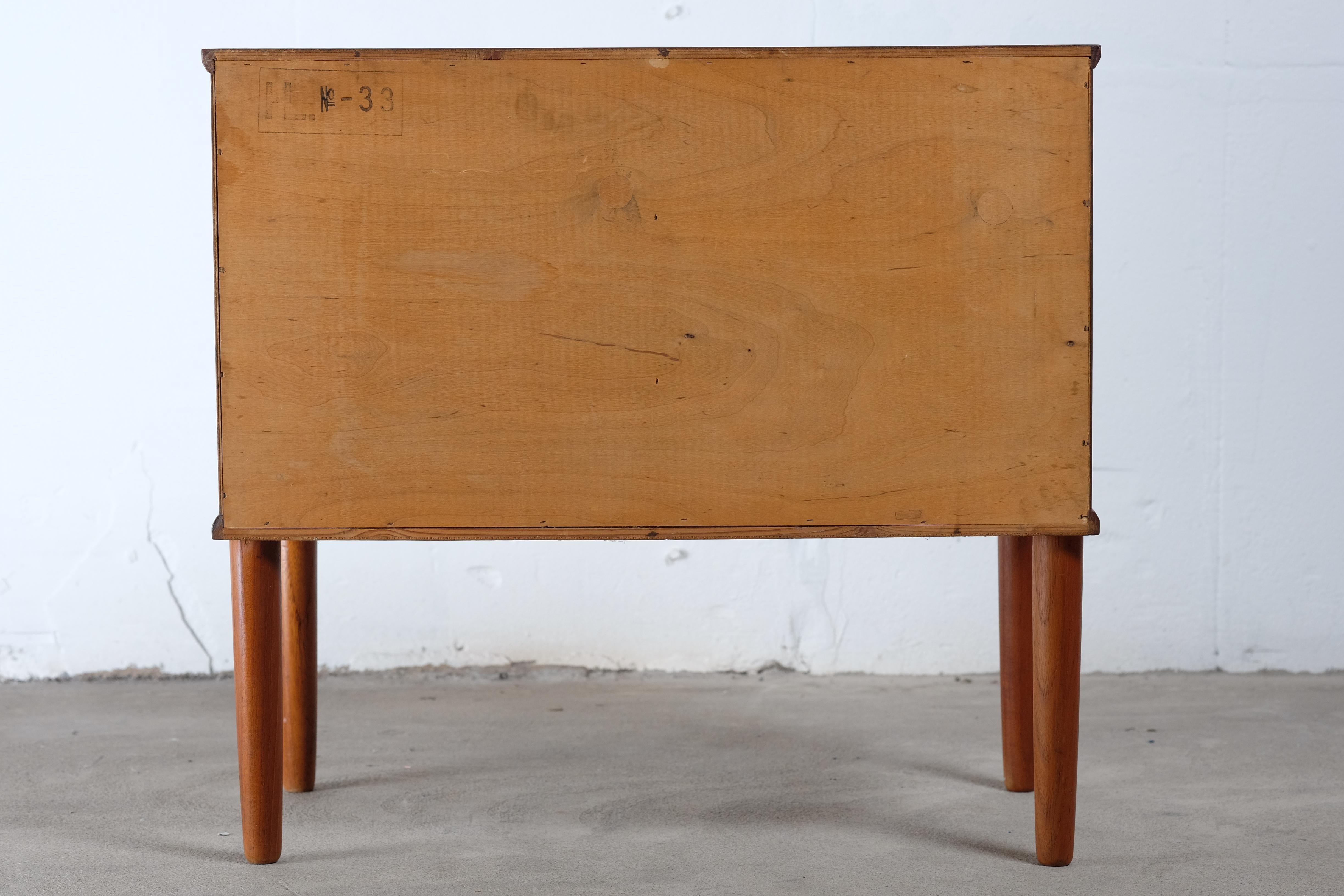 Teak Dresser with Three Drawers, Danish Design, 1960s 5