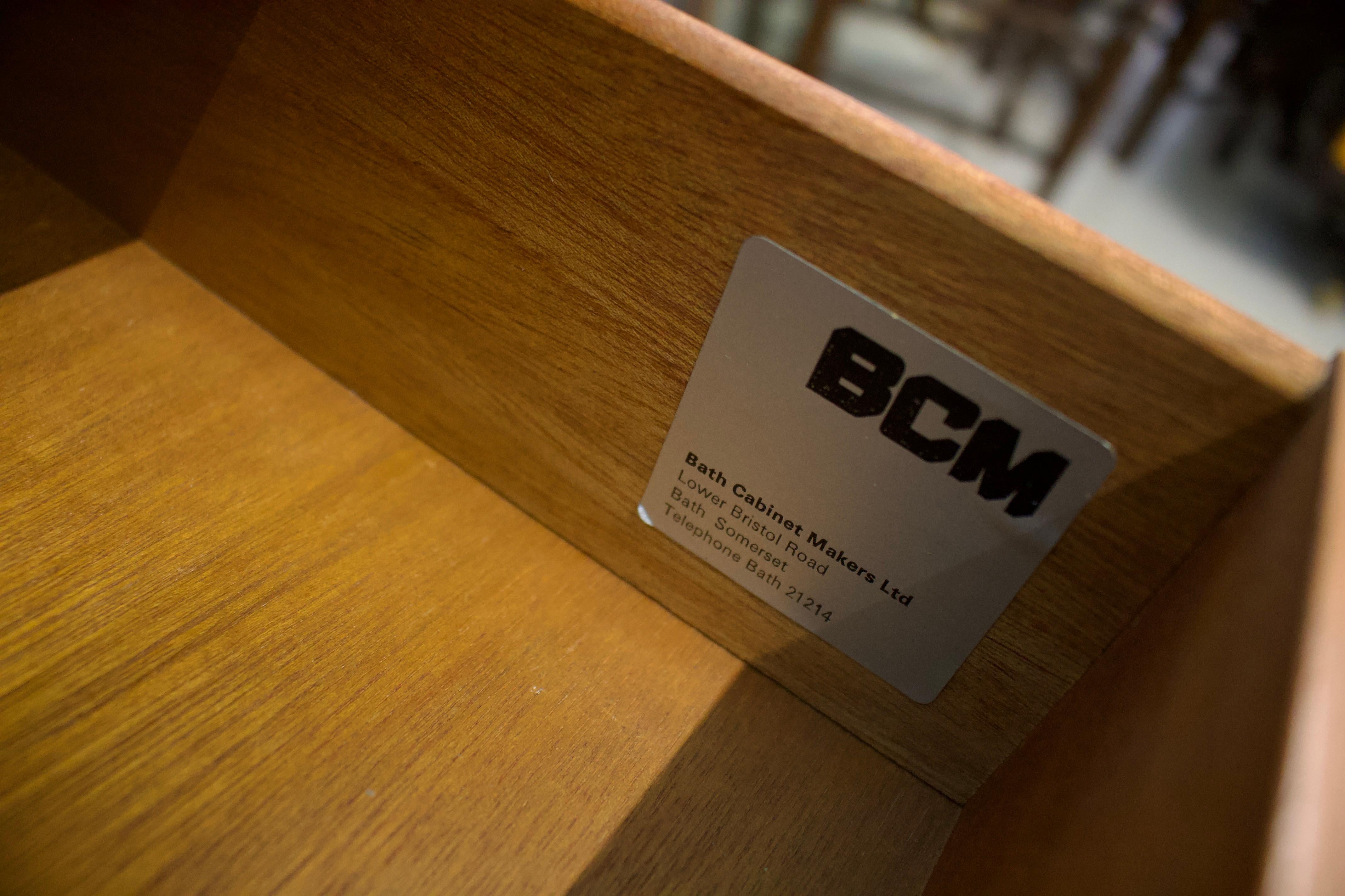 Teak Dressing Table or Desk from Bath Cabinet Makers, 1960s For Sale 2