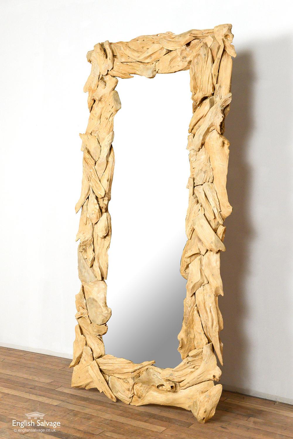 Teak Drift Wood Mirror, 20th Century In Good Condition For Sale In London, GB