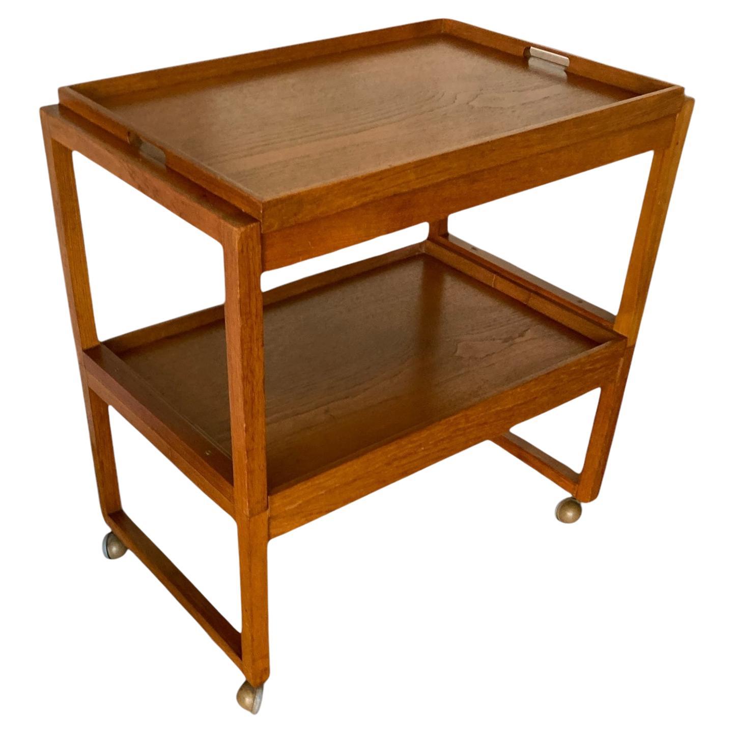 Carrito de bebidas de teca by White & Newton Portsmouth Ltd en venta