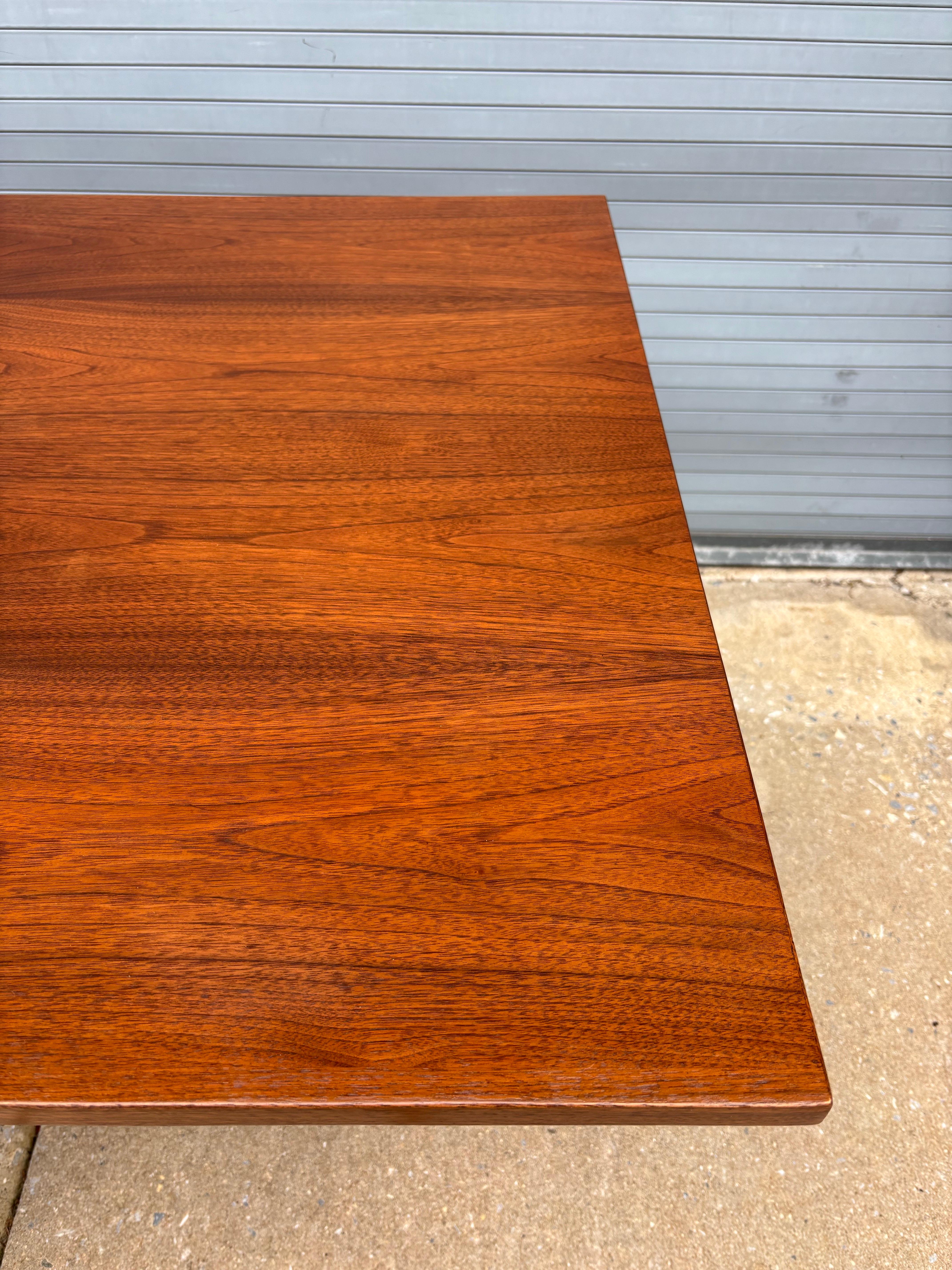 Teak Drop-Leaf Dining Table, 2 Available! For Sale 2