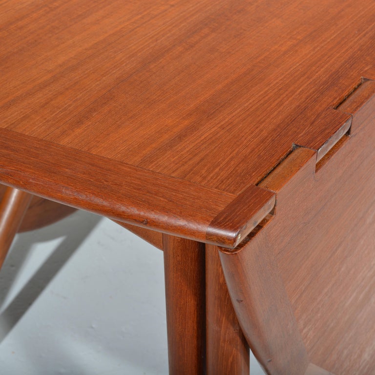 Teak DropLeaf Dining Table by Designed by Kurt Østervig at 1stDibs