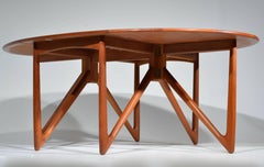 Teak Drop-Leaf Dining Table by Designed by Kurt Østervig