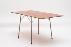 Teak Drop-Leaf Table "3601" by Arne Jacobsen for Fritz Hansen, Denmark, 1950s