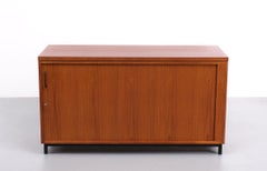 Teak Eeka Sideboard Louver Door, 1960s, Holland