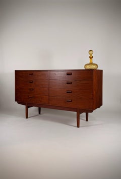 Teak Eight-Drawer Dresser by Børge Mogensen Teak Eight-Drawer Dresser