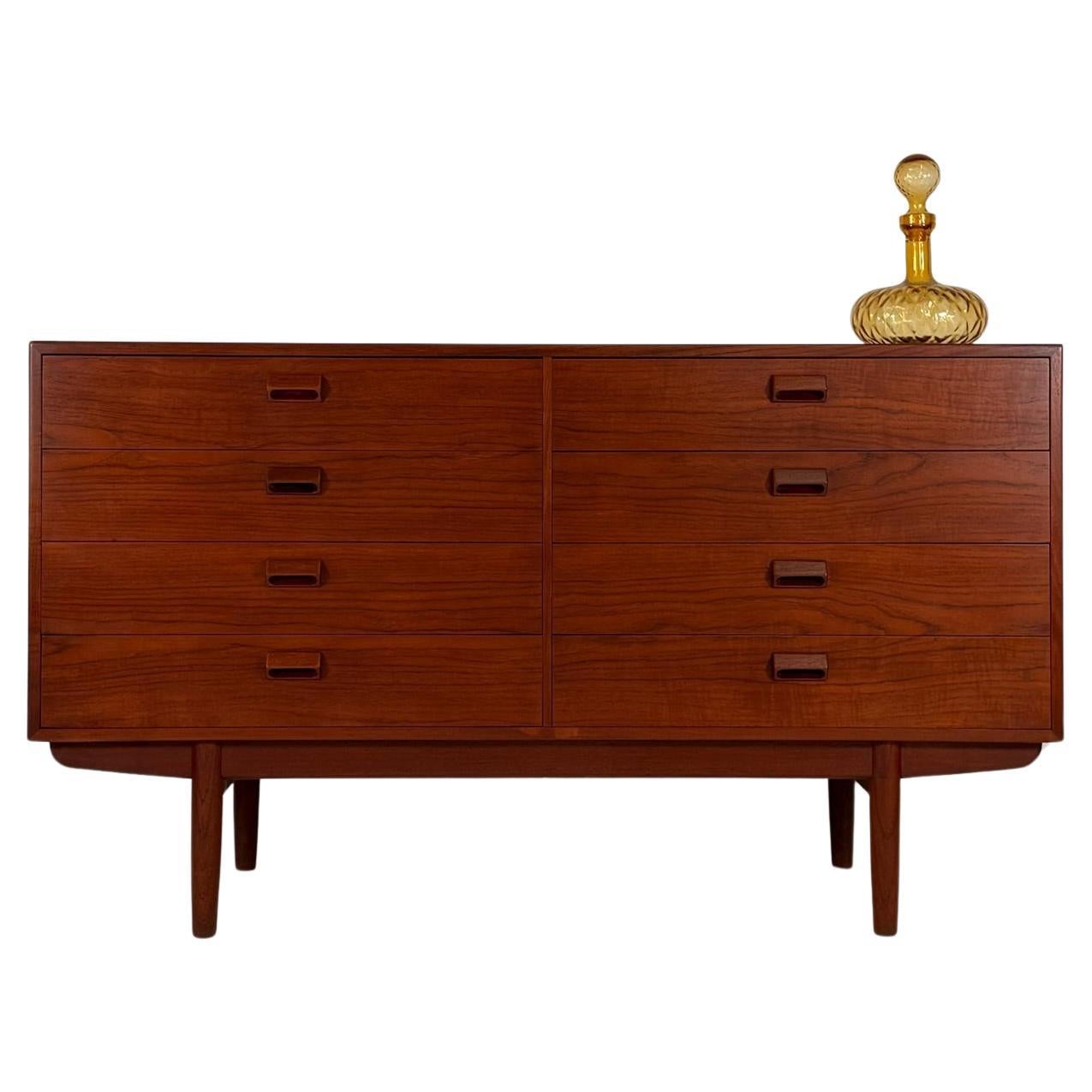 Teak Eight-Drawer Dresser by Børge Mogensen Teak Eight-Drawer Dresser