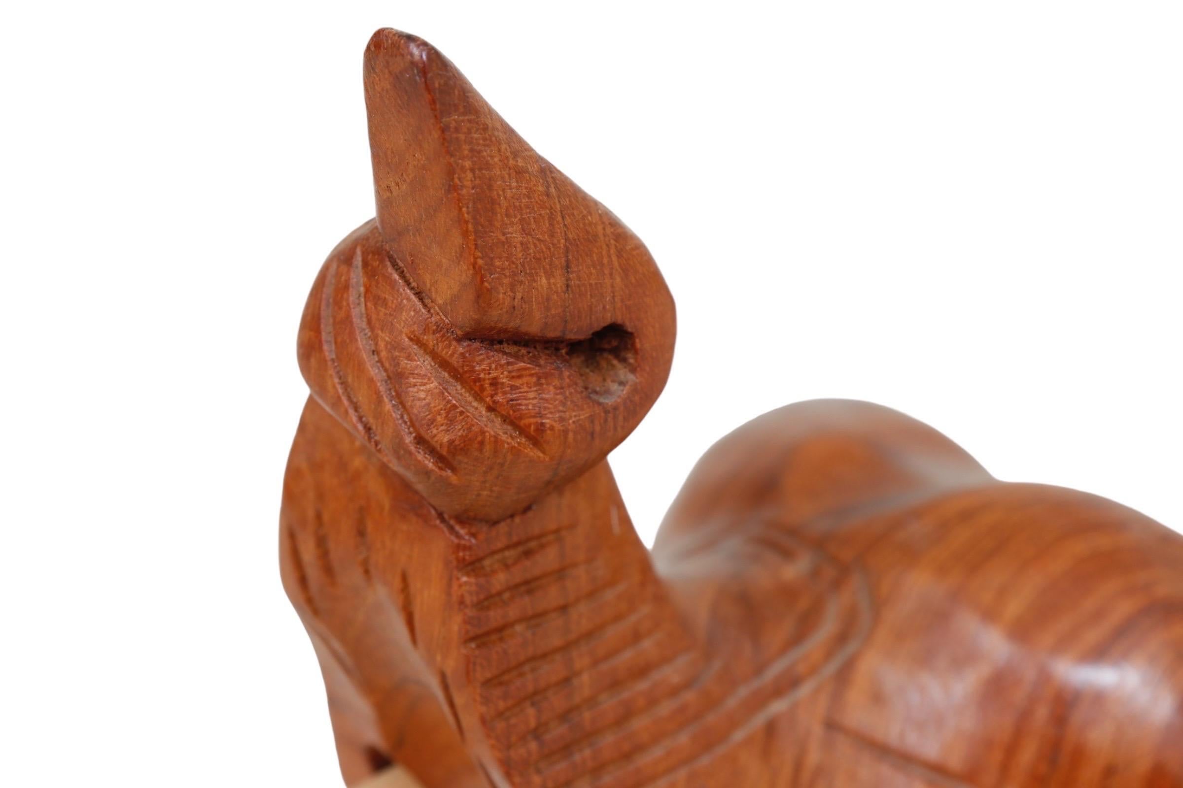 Teak Elephant Bookends - a Pair For Sale 2