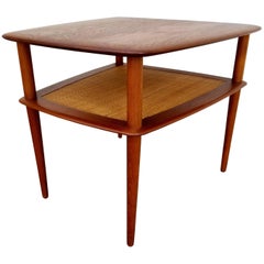 Teak End Table by Peter Hvidt Teak End Table by Peter Hvidt