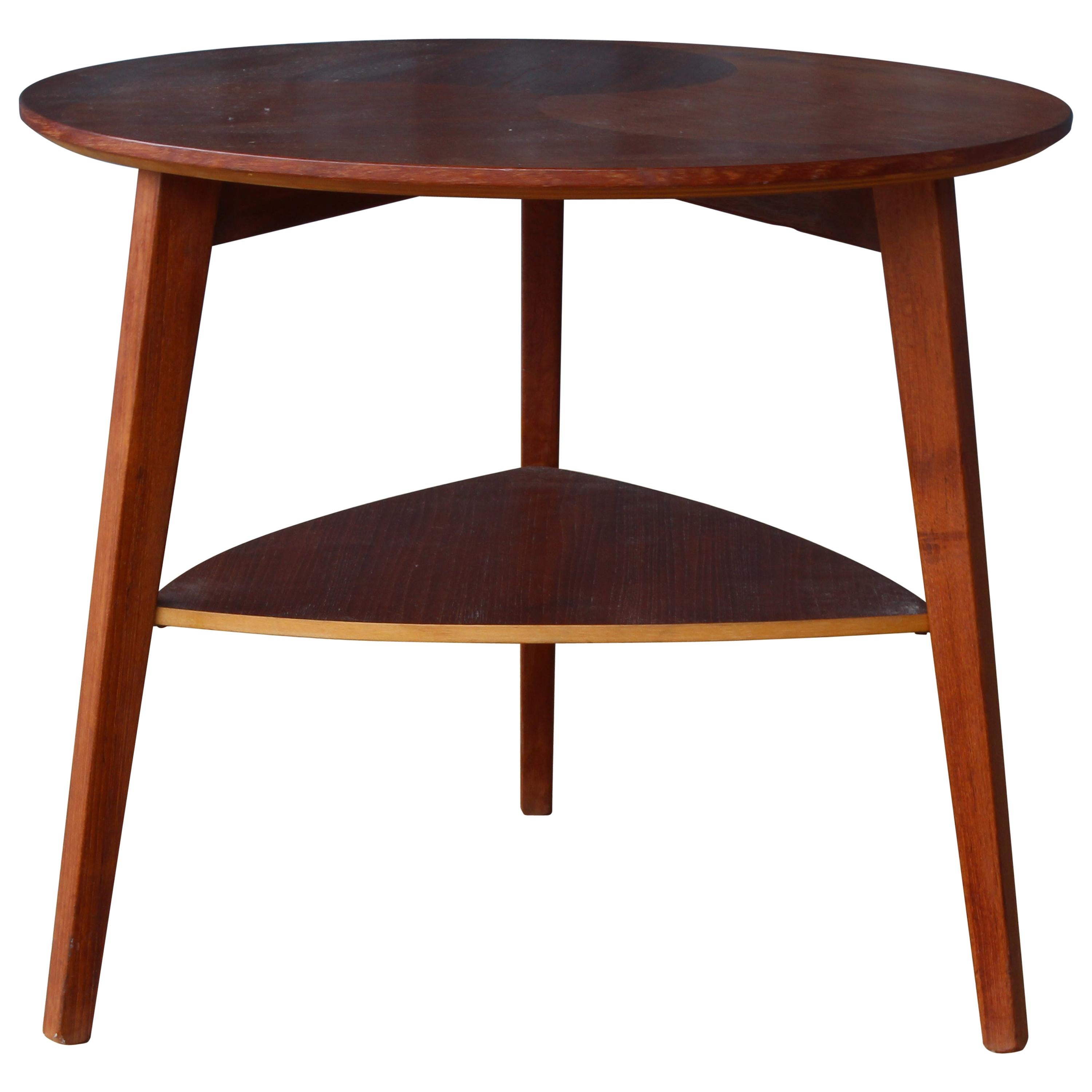 Teak End Table, Denmark, 1950s