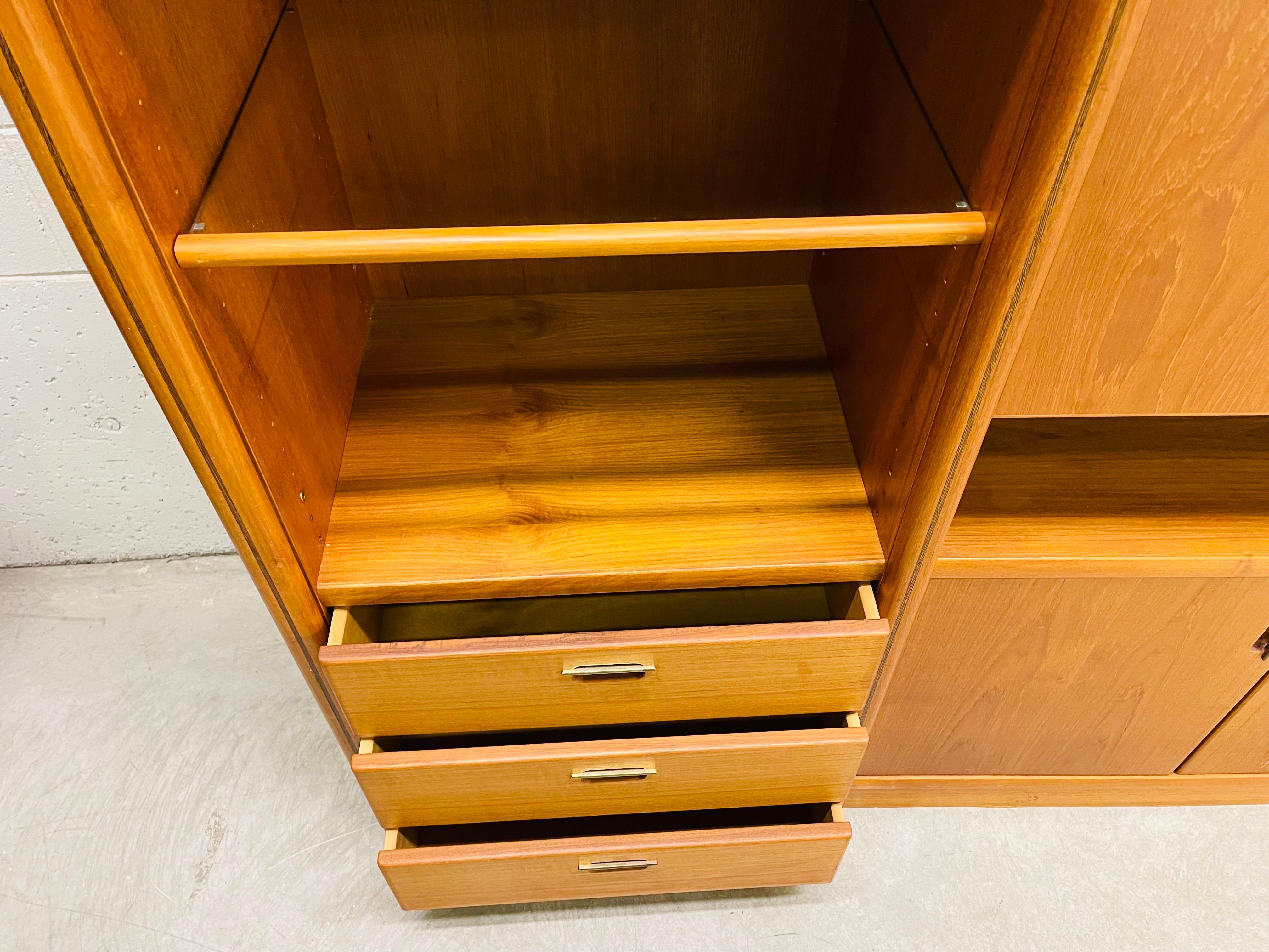 Mid-Century Modern Teak Entertainment Center