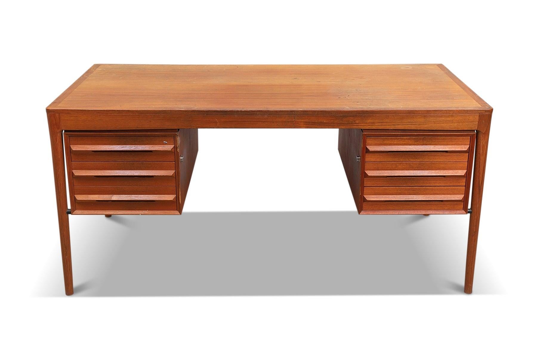 Origin: Norway
Designer: Torbjørn Afdal
Manufacturer: Bruksbo
Era: 1960s
Materials: Teak
Measurements: 62? wide 30.75? deep x 29.5? tall

Condition: In excellent original condition with light vintage wear. Will be restored (included in price).