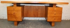 Mid-Century Teak Executive Floating Desk by Mobican