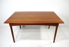 Teak Expandable Dining Table in the style of Niels Moller Denmark