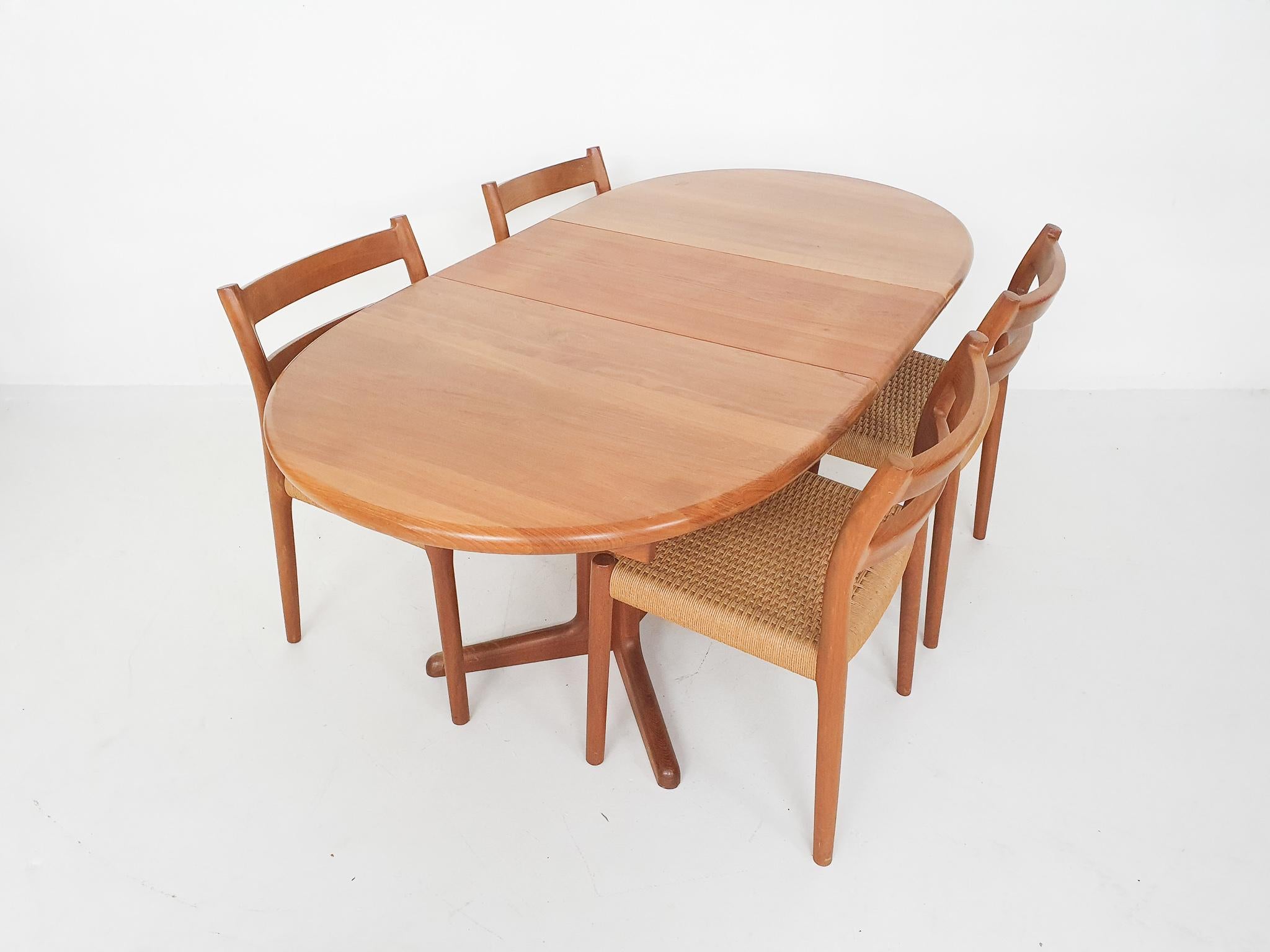 Teak Extendable Dining Table by Korup Stolefabrik Attr. Kai Kristiansen, 1960's 11