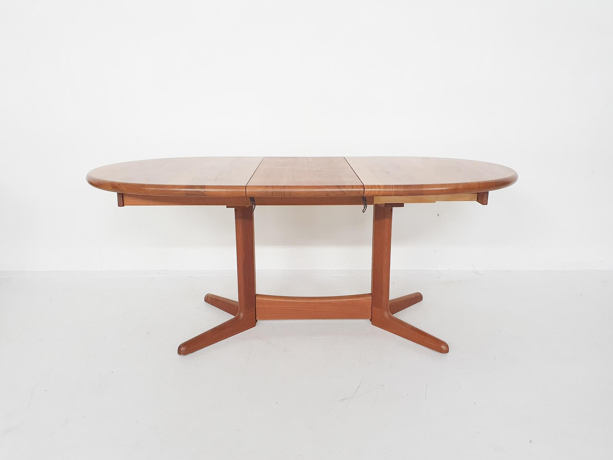 Teak Extendable Dining Table by Korup Stolefabrik Attr. Kai Kristiansen, 1960's 2