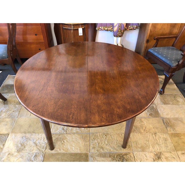 Teak Extension Dining Table + 8 Chairs, from Gumps Sf For Sale at 1stDibs