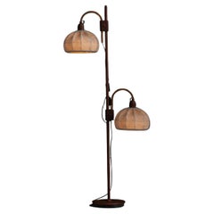 Vintage Teak Floor Lamp, Denmark, 1950